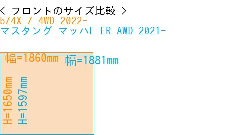 #bZ4X Z 4WD 2022- + マスタング マッハE ER AWD 2021-
